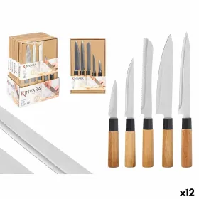 Nažu komplekts Kinvara Brūns Metāls Bambuss (12 gb.)