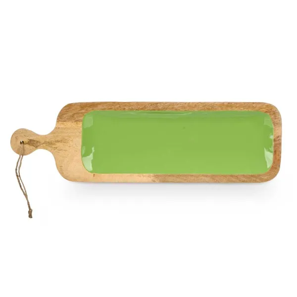 Uzkodu paplāte Gift Decor Zaļš 50,7 x 3 x 14 cm (6 gb.)