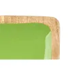 Tray with Compartments Gift Decor Green 46 x 3 x 17 cm (6 Units)