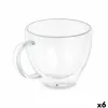 Arbatos ir kavos puodelis Vivalto Skaidrus Borosilikatinis stiklas 140 ml (6 vnt.)
