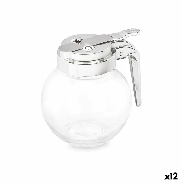 Indelis aliejui Vivalto Skaidrus Metalinis stiklas Plastmasinis 260 ml 10,3 x 10 x 9 cm (12 vnt.)