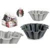 Baking Mould Kinvara Light grey Dark grey Silicone 1,5 L 24,5 x 10 x 24,5 cm (6 Units)