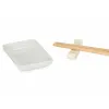 Suši Komplekts Kinvara Balts Bambuss Porcelāns 27,5 x 2,5 x 20,5 cm 19,5 x 2,5 x 26,5 cm (12 Daudzums) (6 gb.)