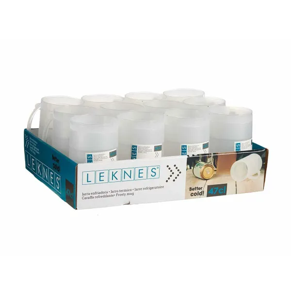 Thermal Jug Leknes Transparent 473 ml (12 Units)