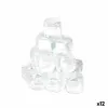 Pakartotiniai aušinimo kubeliai Leknes Skaidrus Polietilenas Distilizuotas vanduo 6,5 x 16 x 6,5 cm 18 Dalys (12 vnt.)