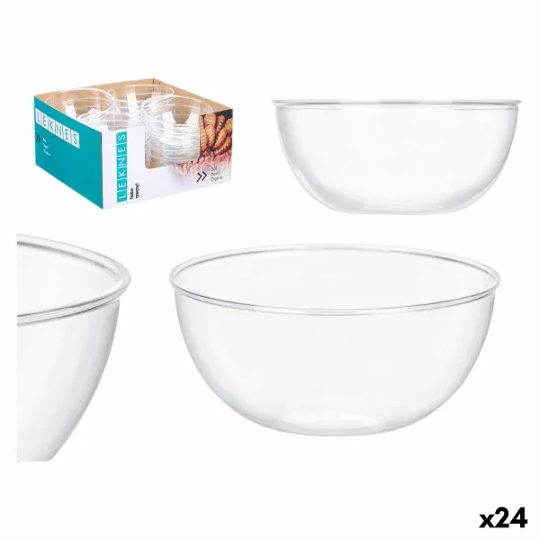 Набор мисок Leknes Прозрачный Пластик 700 ml 15,2 x 7 x 15,2 cm (24 штук)