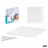 Plāksņu komplekts Leknes Caurspīdīgs polistirols Plastmasa 27,3 x 2,3 x 27,3 cm (24 gb.)