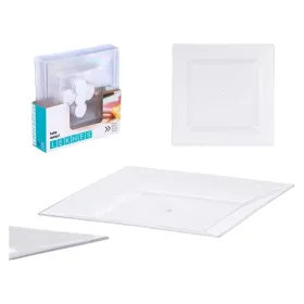 Plāksņu komplekts Leknes Caurspīdīgs polistirols Plastmasa 27,3 x 2,3 x 27,3 cm (24 gb.)