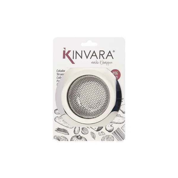 Izlietnes filtri Kinvara Sudrabains Nerūsējošais tērauds Ø 16 cm (12 gb.)