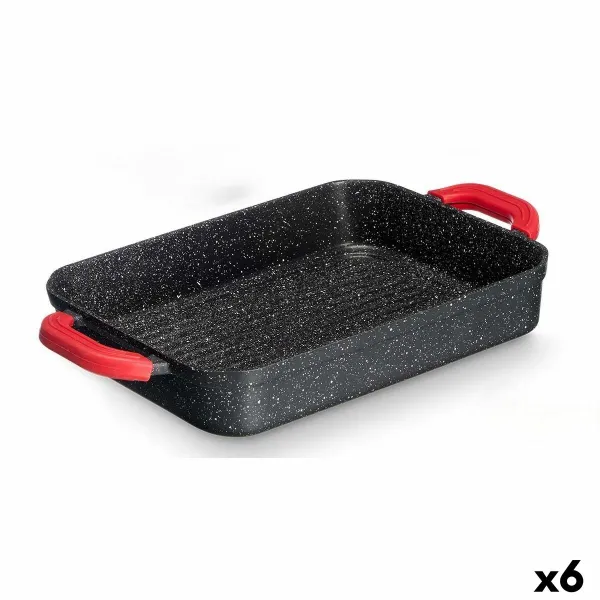 Grillaus Kinvara Valkoinen Musta Punainen Silikoni Alumiini 32 x 25 cm