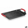 Barbekiu Kinvara Balta Juoda Raudona Silikoninis Aliuminis 34 x 26 cm