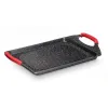 Barbekiu Kinvara Balta Juoda Raudona Silikoninis Aliuminis 34 x 26 cm