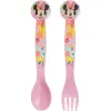 Aterinsetti Minnie Mouse CZ11401 Pinkki Muovinen 2 Kappaletta