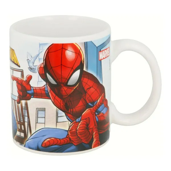 Krūze Spider-Man Great power Zils Sarkans Keramika 350 ml