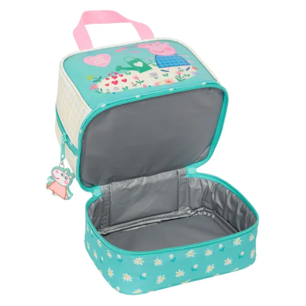 Priešpiečių dėžutė Peppa Pig Pretty flowers Geltona Mėtos 20 x 20 x 15 cm