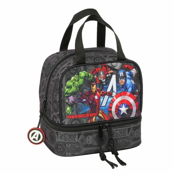 Контейнер для обеда The Avengers Vendetta Чёрный 20 x 20 x 15 cm