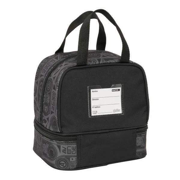 Pusdienu Kastīte The Avengers Vendetta Melns 20 x 20 x 15 cm