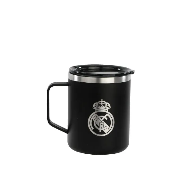 Термокружка с крышкой Real Madrid C.F. Тёмно Синий Нержавеющая сталь