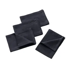 Servetėlė Benetton Juoda 40 x 40 cm 4 Dalys