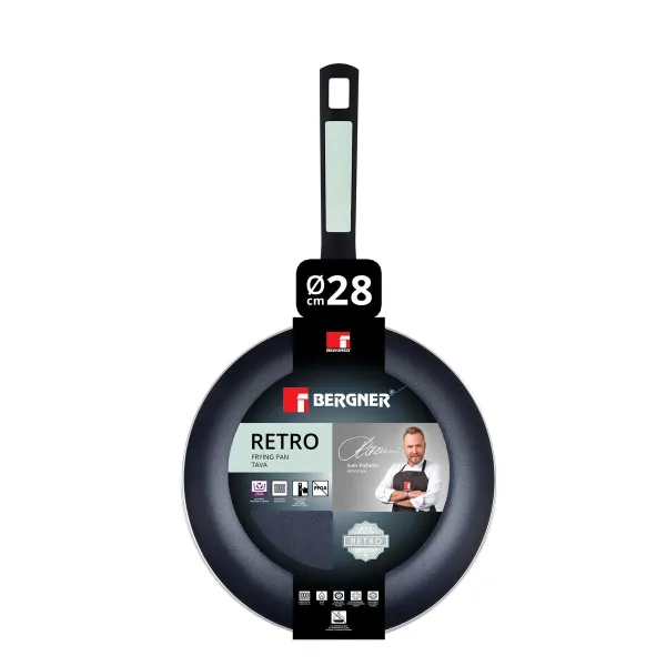 Non-stick frying pan Bergner Vihreä Alumiini Ø 28 cm