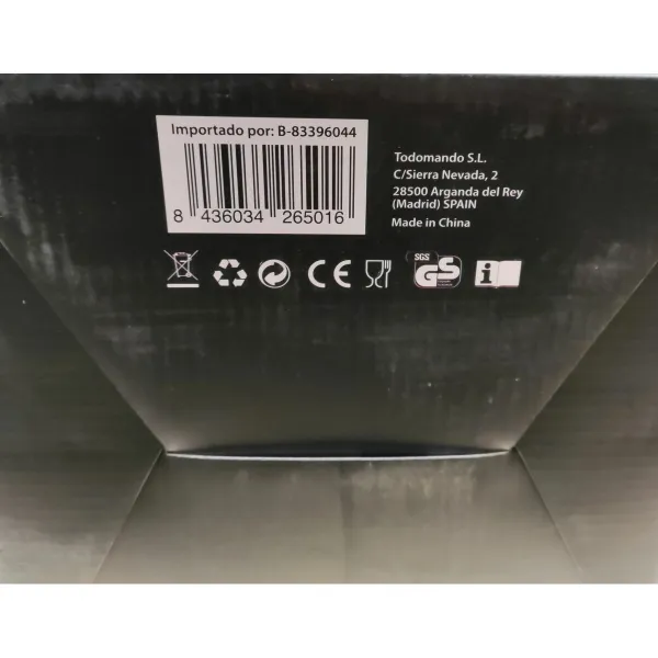 Vedenkeitin LED-valolla TM Electron Ruostumaton teräs Kerma