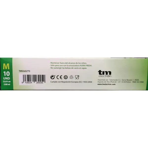 Пакеты для упаковщика TM Electron В вакуумной упаковке 22 x 34 cm (10 uds)
