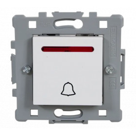 SPLENDOR EL0609 DOORBELL SWITCH WHITE WITH LIGHT