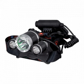 ZOOM HEADLAMP E-3396 1xXML T6 + 2xCREE XPE