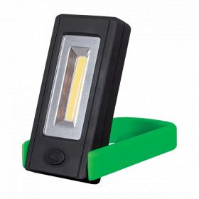 WORK LIGHT WITH ROTARY BASE 3W COB GREEN