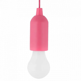 BULB SHAPE PULL LIGHT E-6621 1W PINK