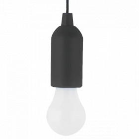 BULB SHAPE PULL LIGHT E-6621 1W BLACK