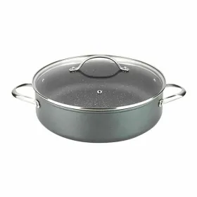 Кастрюля с крышкой Fagor Серый Ø 28 cm Кованый алюминий