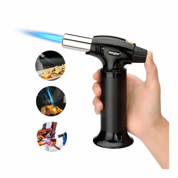 Kitchen Blowtorch Silver Match Professional