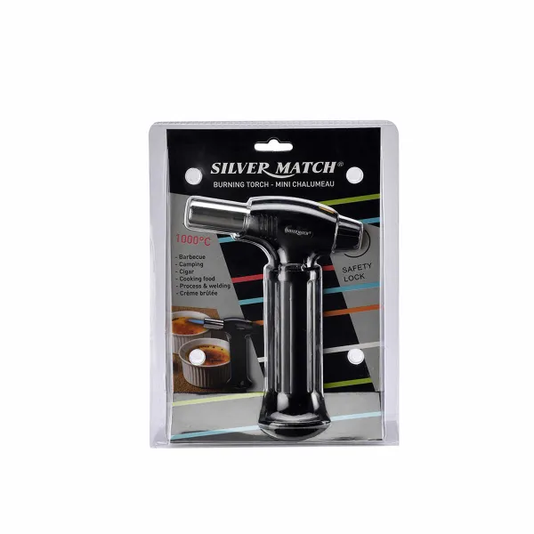 Kitchen Blowtorch Silver Match Professional