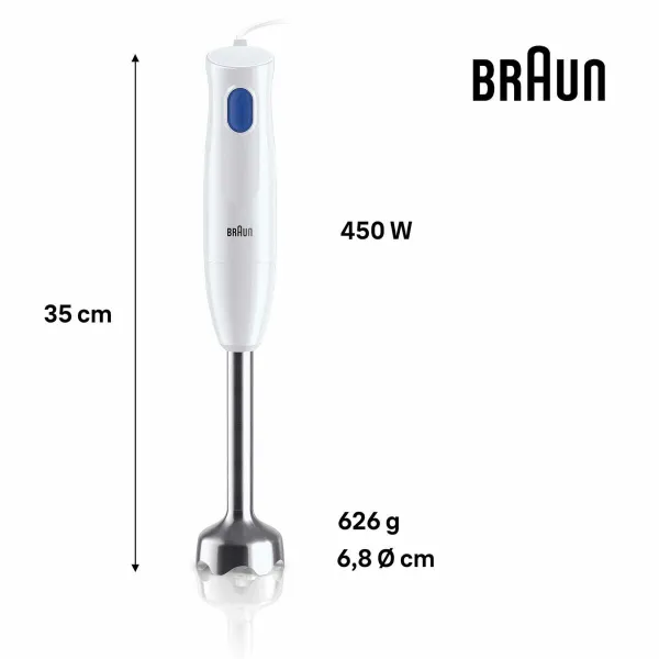 Trintuvas su indu Braun MQ10.001MWH Balta 450 W