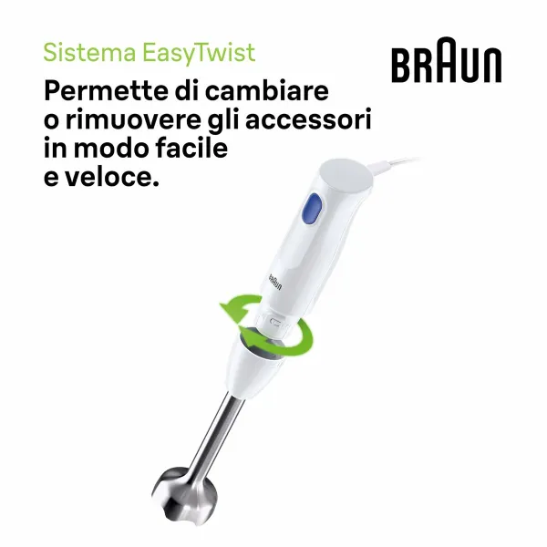Cup Blender Braun MQ10.001MWH White 450 W