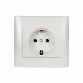 RHYME GERMAN TYPE SOCKET WHITE METALLIC