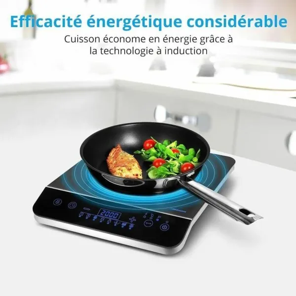 Induction Hot Plate Medion Black 2000 W