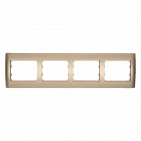 RHYME FOURFOLD PANEL - CHAMPAGNE METALLIC