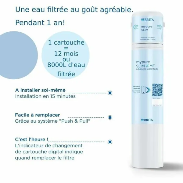 Ūdens filtrs Brita SLIM V-MF