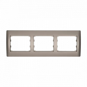 RHYME TRIPLE PANEL - GREY METALLIC