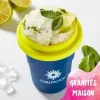 Muki jäätelön ja slush-juoman valmistamiseen reseptit mukana Bandai Chillfactor Granita Mug Rose Muovinen