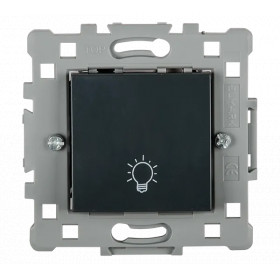 SPLENDOR EL0605 PUSH LIGHT BUTTON BLACK