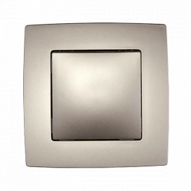 CITY DOUBLE POLE SWITCH 20A CHAMPAGNE METALLIC