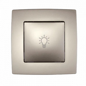 CITY PUSH LIGHT BUTTON SWITCH CHAMPAGNE