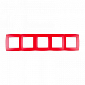 CITY FIVEFOLD PANEL RED