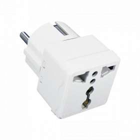 ELMARK UNIVERSAL ADAPTER 16А 2Р+Е WHITE