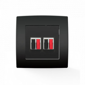 CITY DOUBLE AUDIO SOCKET ANTHRACITE
