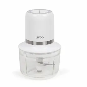 Lihamylly Livoo Chopper Valkoinen Teräs 200 W 1,2 L