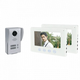 WIFI SMART VIDEO DOOR PHONE WITH TWO MONITORS